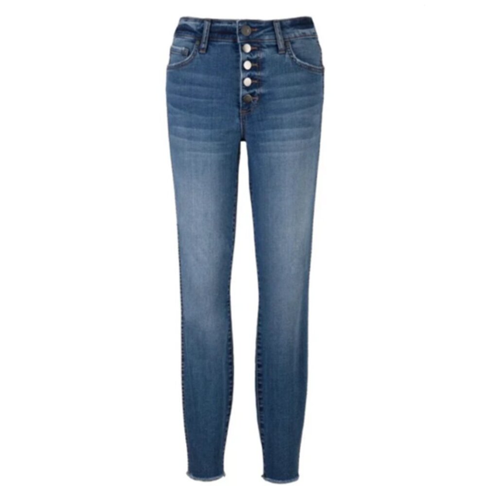 KUT from the Kloth™ Connie High-Rise Ankle Skinny Jeans | Five Pocket